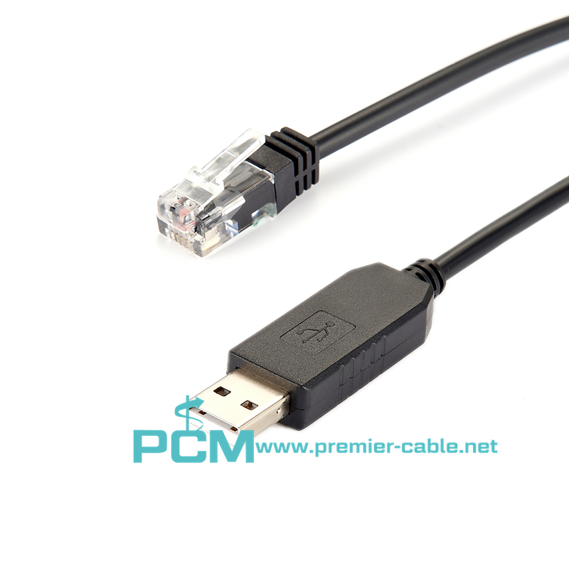 POS Terminal USB to RS232 RJ11 RJ12 Cable